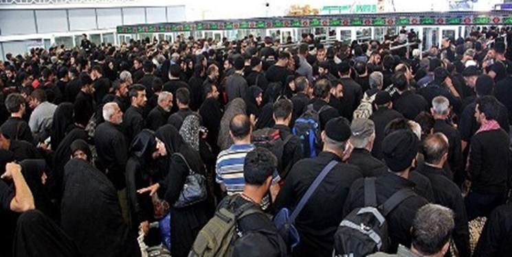 ۱۸ هزار و ۵۰۰ نفر از طریق مرز مهران به نجف اشرف مشرف شده‌اند