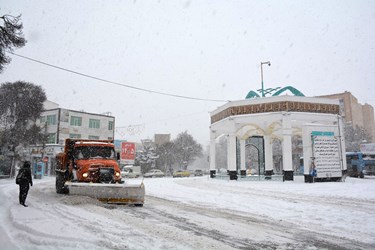 کولاک برف در اردبیل