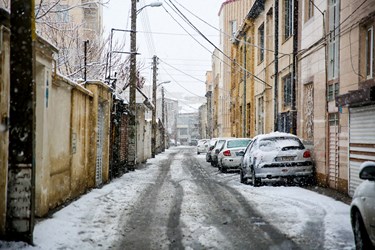 بارش برف در ارومیه