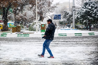 بارش برف در ارومیه