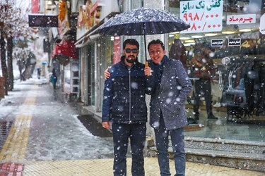 بارش برف در ارومیه