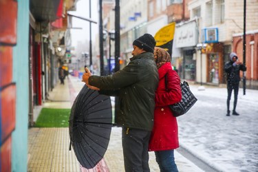 بارش برف در ارومیه