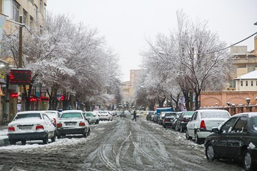بارش برف در ارومیه