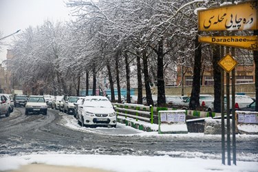 بارش برف در ارومیه