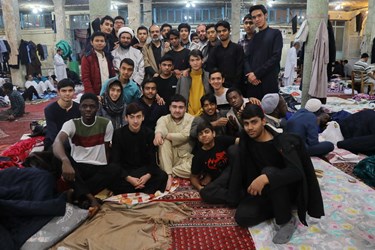 اعتکاف طلاب غیر ایرانی در قم