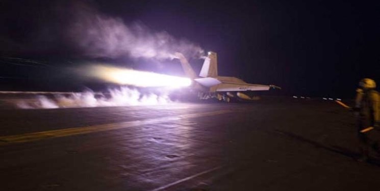 حمله هوایی آمریکا و انگلیس به شمال یمن