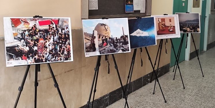 برگزاری نمایشگاه «بنویس فلسطین» با عنوان مظلومیت غزه در کرمانشاه