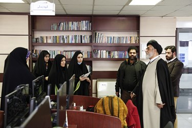  بازدید حجت‌الاسلام سیدعلی اکبر اجاق‌نژاد از خبرگزاری فارس