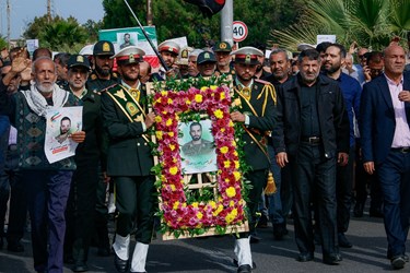 استقبال ازسرباز امنیت شهید حسین حیدری لقب