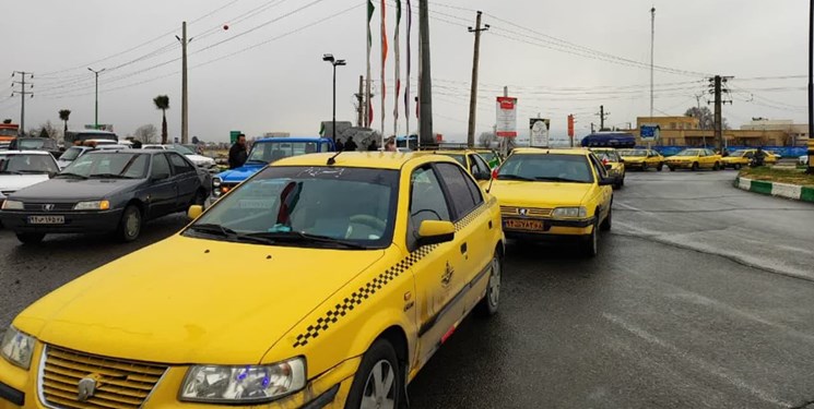 مراسم رژه خودرویی ۱۲ بهمن در پیشوا برگزار شد