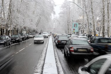 بارش برف در تهران