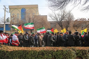 راهپیمایی حمایت از «غزه قهرمان» در شهرکرد