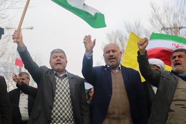 راهپیمایی حمایت از «غزه قهرمان» در شهرکرد