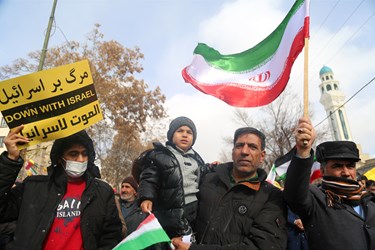 راهپیمایی حمایت از «غزه قهرمان» در شهرکرد