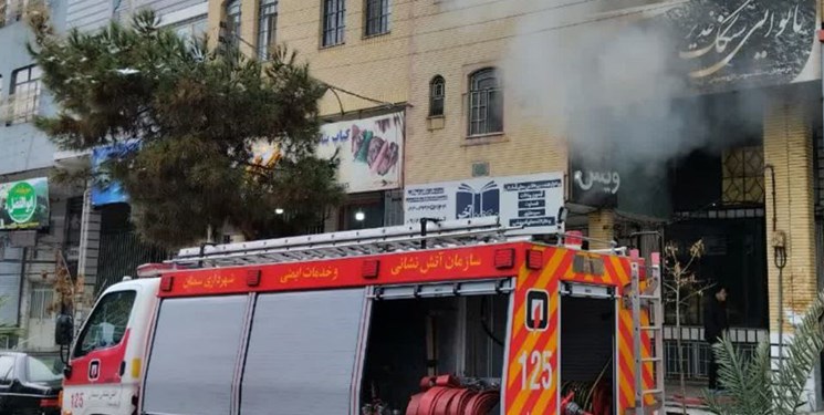 آتش‌سوزی یک نانوایی در سمنان