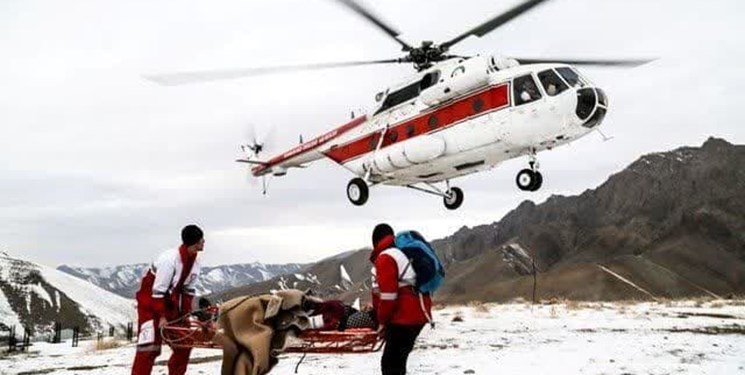 بالگرد اورژانس برای نجات جان مادر باردار 38 ساله به پرواز در آمد