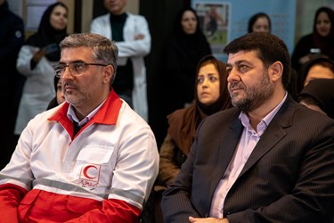 حضور پیرحسین کولیوند رئیس جمعیت هلال احمر در افتتاح چهار مرکز توانبخشی 