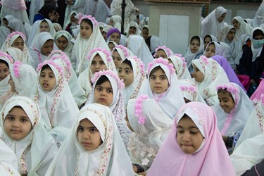 مراسم جشن تکلیف دختران دانش آموز در دانشگاه افسری امام علی (ع) 