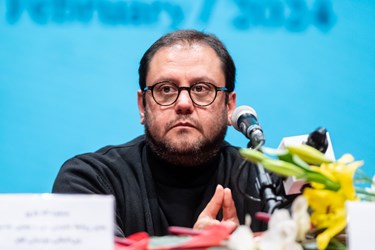 امیرعباس ستایشگر مدیرعامل انجمن موسیقی ایران در نشست خبری جشنواره موسیقی فجر