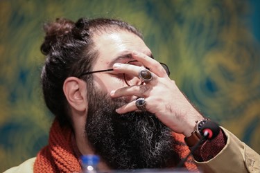 نشست خبری  عوامل فیلم «شمشیر و اندوه» به کارگردانی عماد رحمانی ،مهرداد محرابی 