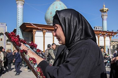 دختر ارشد سردار شهید کوروش بازیار، فرمانده یگان امداد شیراز 