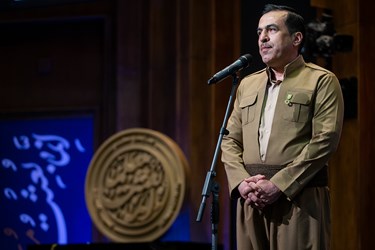 سخنرانی آرام احمدپور معلم برتر ایران در مراسم اختتامیه جایزه معلم