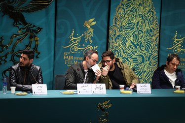 عولمل باغ کیانوش در نشست  هشتمین روز جشنواره فیلم فجر (1)
