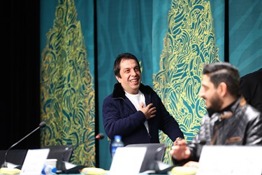 عباس جمشیدی فر در نشست فیلم باغ کیانوش در هشتمین روز جشنواره فیلم فجر (1)