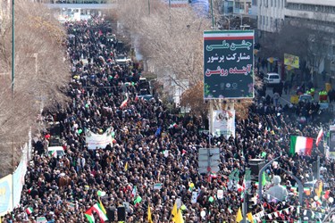  راهپیمایی ۲۲ بهمن در تبریز 