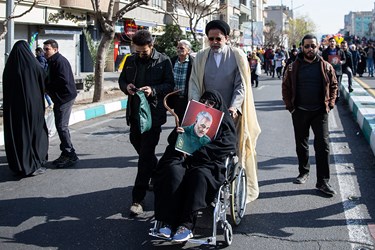 سید محمود علوی وزیر سابق اطلاعات راهپیمایی ۲۲ بهمن در تهران