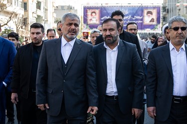 علی صالحی دادستان تهران در راهپیمایی ۲۲ بهمن در تهران