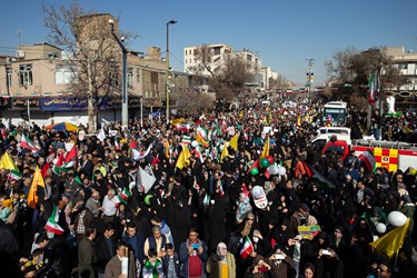 راهپیمایی یوم الله ۲۲ بهمن در قزوین