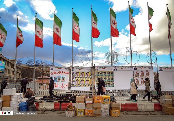 Campaign posters in Tehran